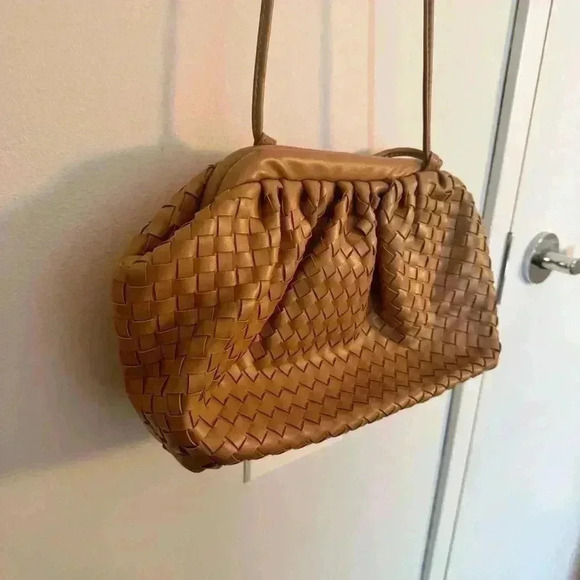 BOUTIQUE faux leather quilted ruched purse - Picture 5 of 6